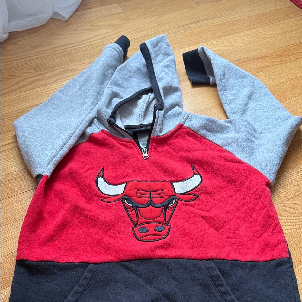 NBA Youth Red and Black Hoodie